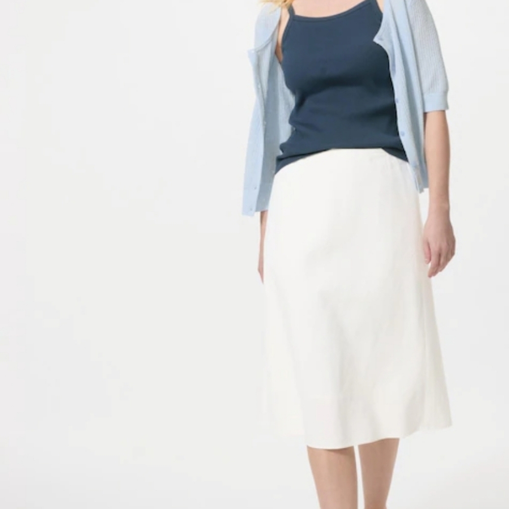 Washable Milano Ribbed Flare Skirt Sz XL